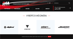 Desktop Screenshot of inasport.cz